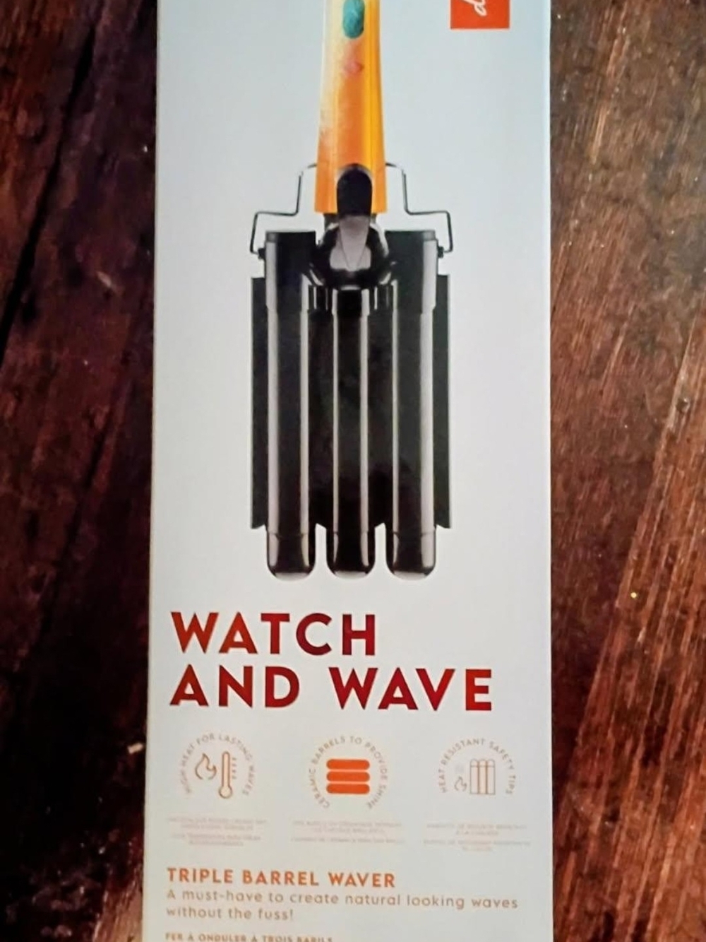 Triple Barrel Waver - Orange and Black Hair Styler